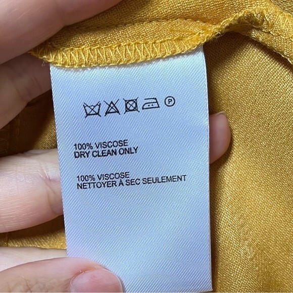 Anthropologie  Maeve Goldie Tiered Tunic I’m Gold M NWOT - Picture 6 of 13